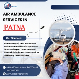 Patna’s Lifeline in the Sky – 24/7 Air Ambulance Support